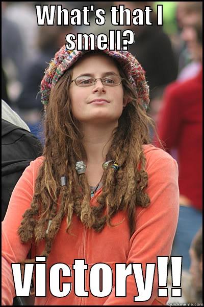 WHAT'S THAT I SMELL? VICTORY!! College Liberal