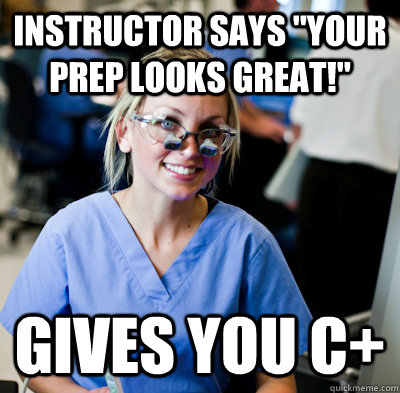 Instructor says 