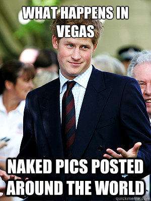 What happens in Vegas Naked pics posted around the world  