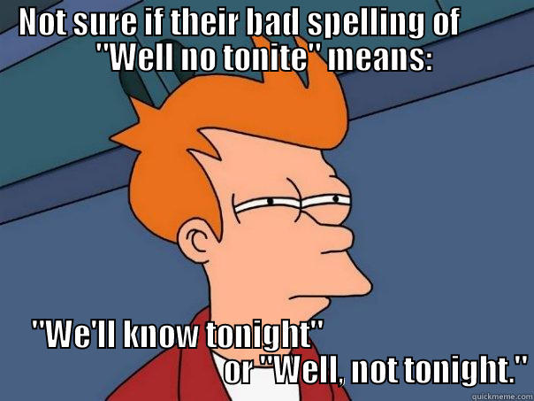 NOT SURE IF THEIR BAD SPELLING OF         