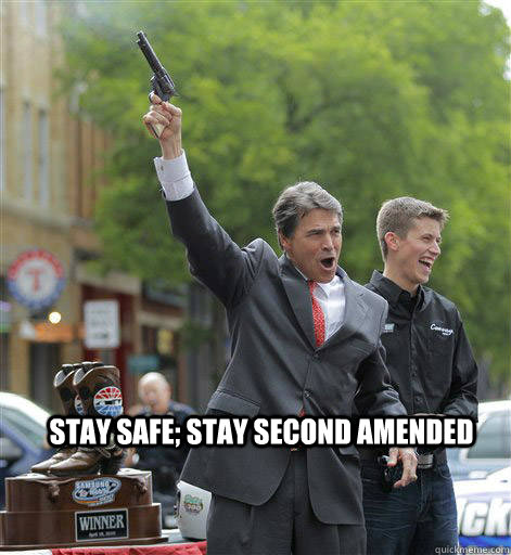 Stay safe; Stay second amended  Political Campaign