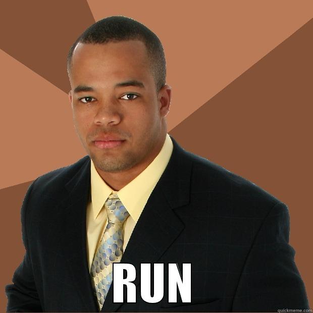  RUN Successful Black Man