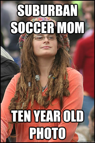 suburban soccer mom ten year old photo - suburban soccer mom ten year old photo  College Liberal