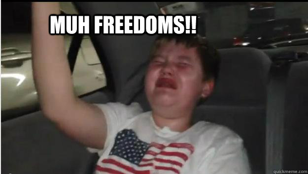 MUH FREEDOMS!! - MUH FREEDOMS!!  amerikid