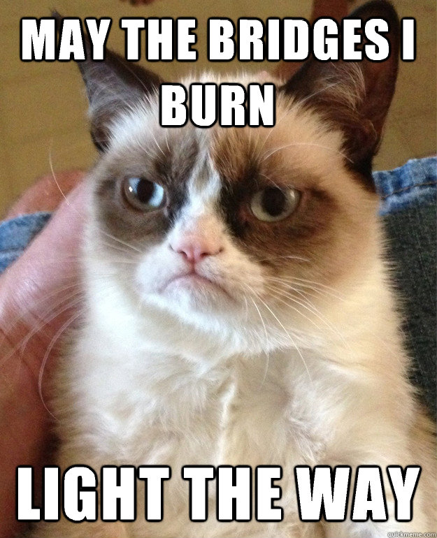 may the bridges i burn light the way - may the bridges i burn light the way  Misc