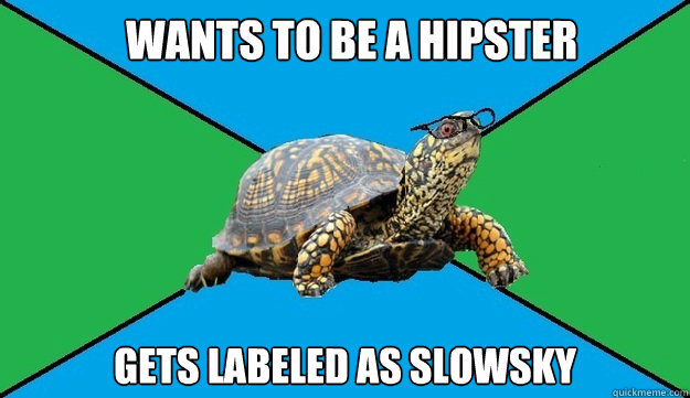 wants to be a hipster gets labeled as slowsky - wants to be a hipster gets labeled as slowsky  2 timing turtle