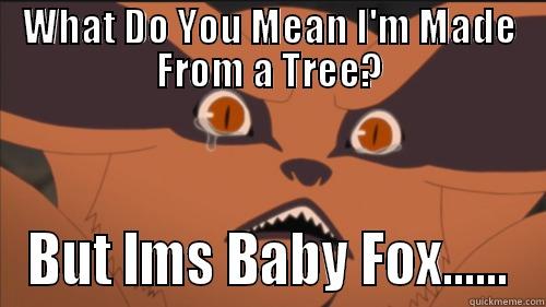 Baby Nine Tails Fox - WHAT DO YOU MEAN I'M MADE FROM A TREE? BUT IMS BABY FOX...... Misc