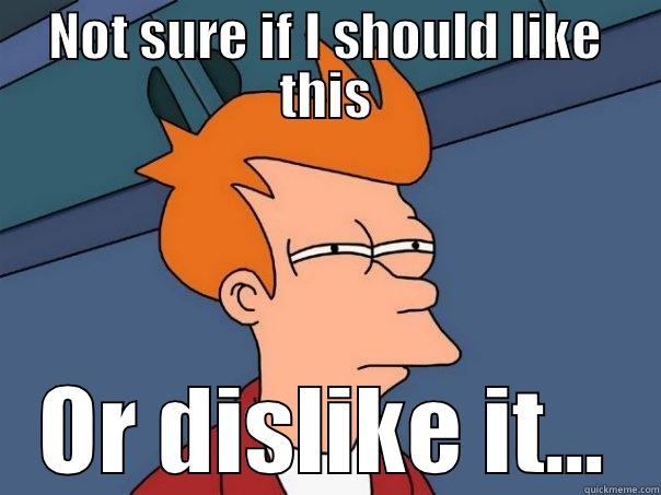 NOT SURE IF I SHOULD LIKE THIS OR DISLIKE IT... Futurama Fry