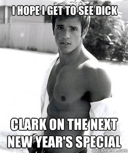 I hope i get to see dick clark on the next new year's special - I hope i get to see dick clark on the next new year's special  Possibly Gay Gary