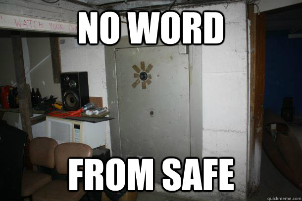 No word from safe - No word from safe  I just cant get you out of my head NWFS