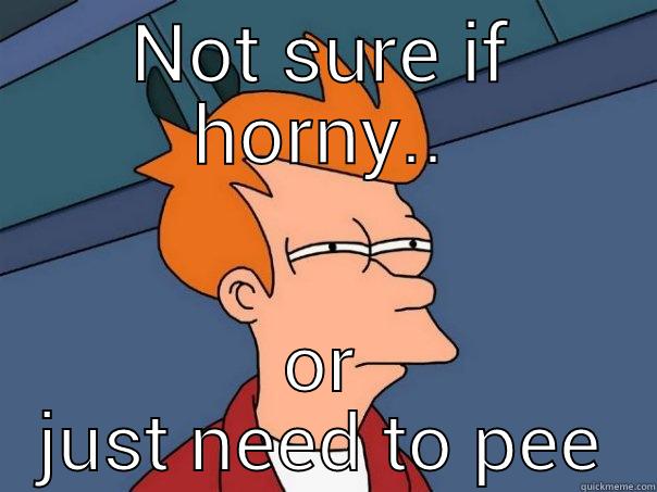NOT SURE IF HORNY.. OR JUST NEED TO PEE Futurama Fry