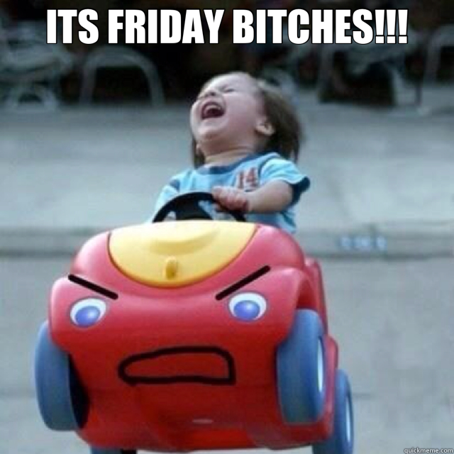 ITS FRIDAY BITCHES!!!  - ITS FRIDAY BITCHES!!!   friday