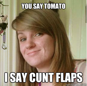 you say tomato i say cunt flaps - you say tomato i say cunt flaps  S Bean