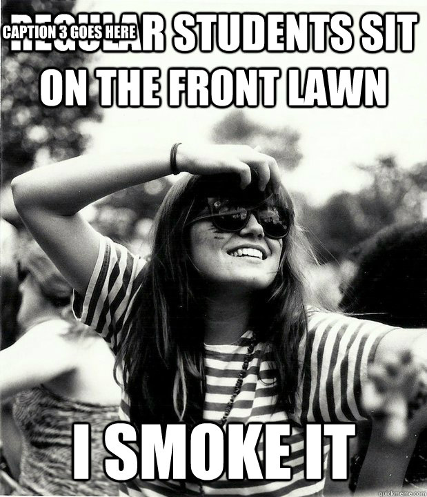 Regular Students Sit on the front lawn I smoke it Caption 3 goes here  Georgetown Hipster