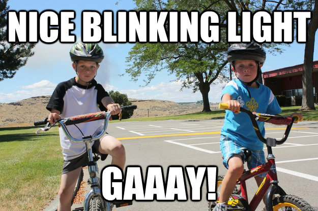 Nice Blinking Light Gaaay! - Nice Blinking Light Gaaay!  Weird Insult Kids