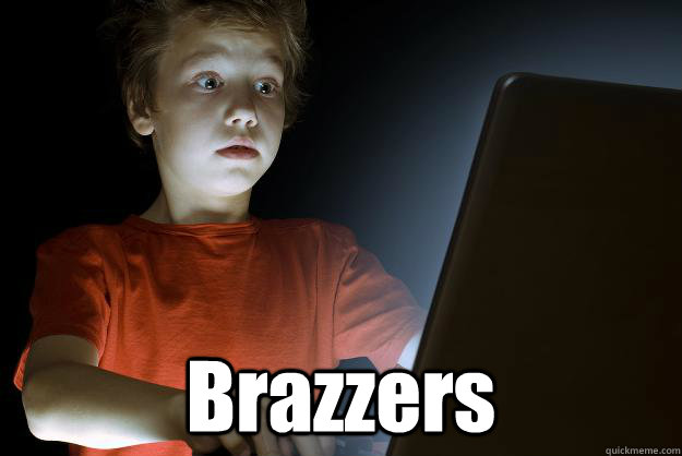  Brazzers  scared first day on the internet kid