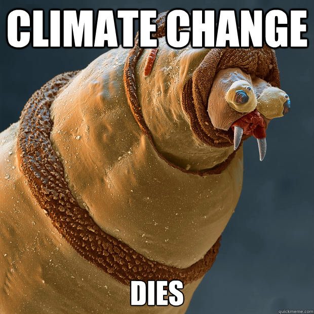 Climate Change Dies  
