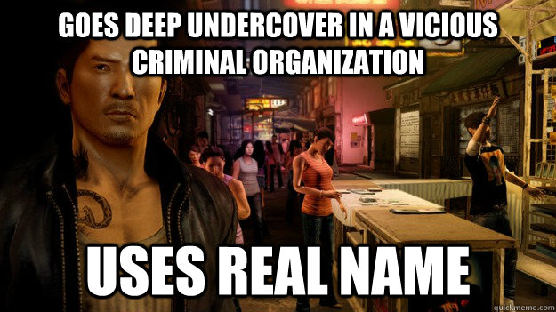 Goes Deep Undercover in a vicious criminal organization uses real name - Goes Deep Undercover in a vicious criminal organization uses real name  Misc