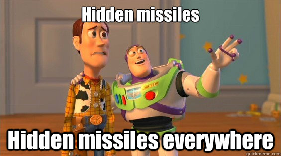 Hidden missiles Hidden missiles everywhere - Hidden missiles Hidden missiles everywhere  lambdas everywhere