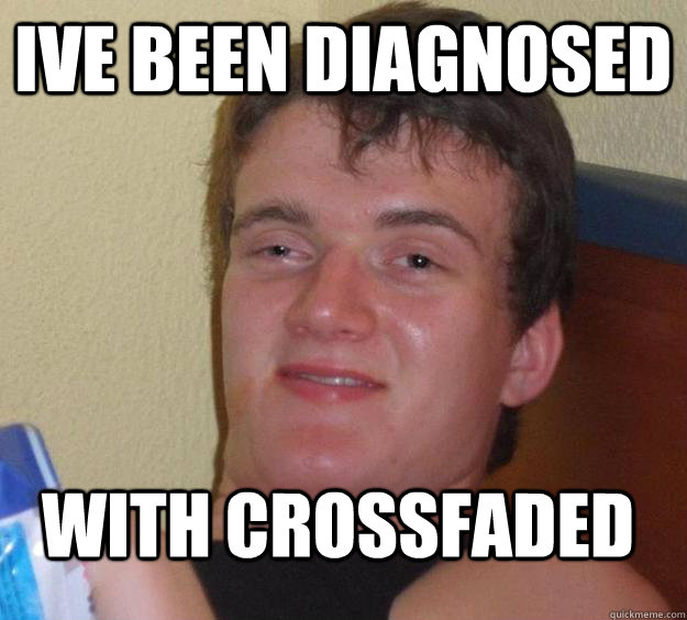 ive been diagnosed  with crossfaded  10 Guy