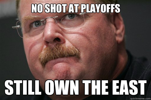 No shot at playoffs Still own the east - No shot at playoffs Still own the east  Awkward Andy