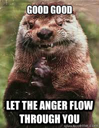 Good Good Let The Anger Flow Through You - Good Good Let The Anger Flow Through You  Evil Genius Otter