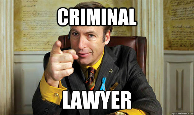 Image result for criminal lawyer meme