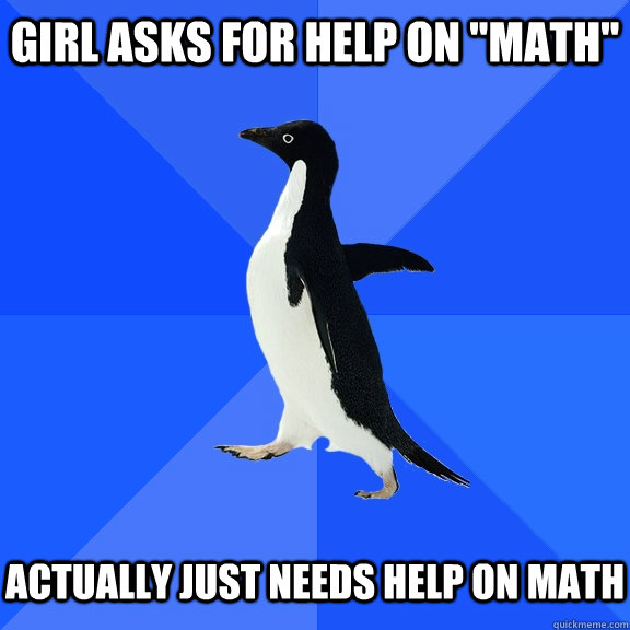 Girl asks for help on 