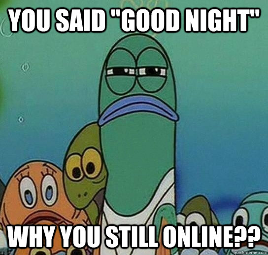 You said 