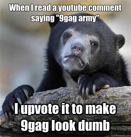 When I read a youtube comment saying 