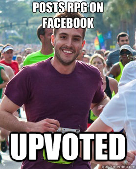 Posts RPG on Facebook Upvoted  Ridiculously photogenic guy