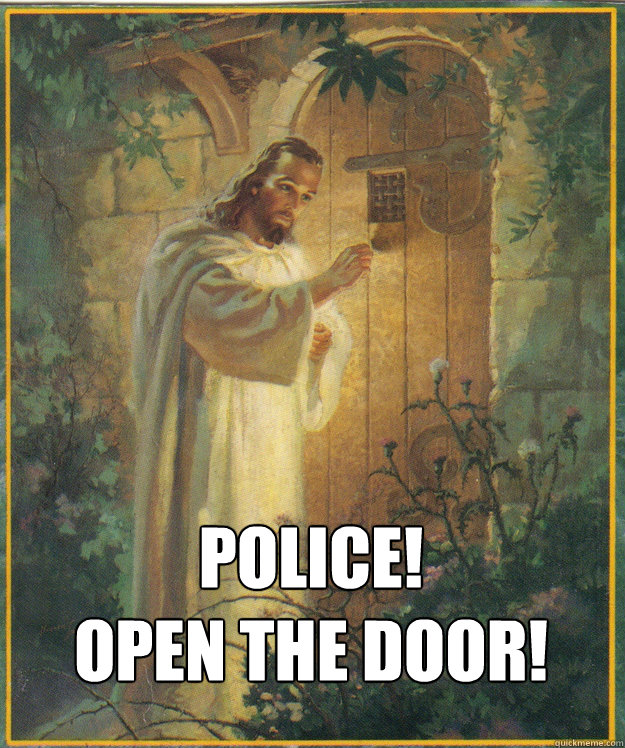 Jesus Knocking Memes Quickmeme