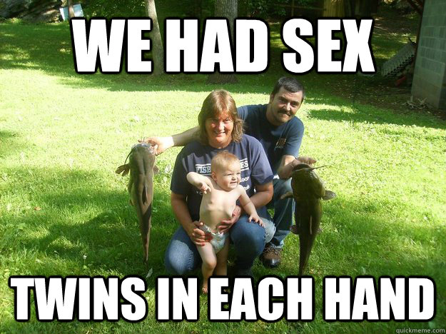 we had sex twins in each hand  