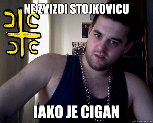 ne zvizdi stojkovicu iako je cigan  good serb guy