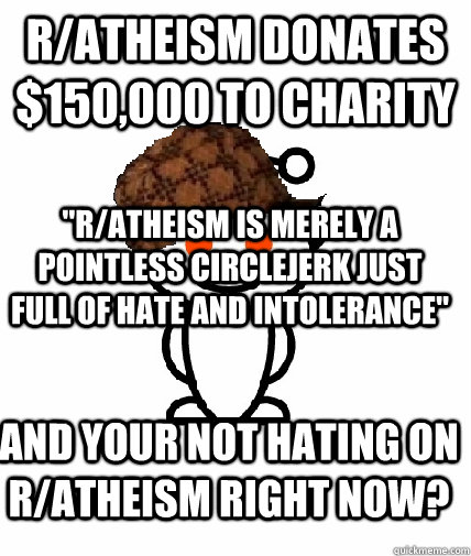 r/atheism donates $150,000 to charity 