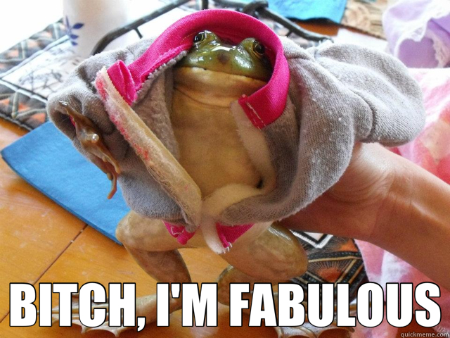 BITCH, I'M FABULOUS -  BITCH, I'M FABULOUS  frog