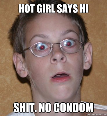 Hot girl says hi shit. no condom  