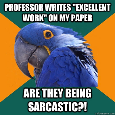 Professor writes 