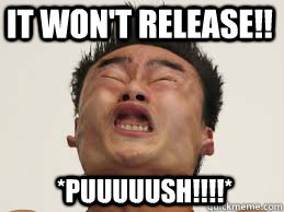 it won't release!! *puuuuush!!!!*  constipation