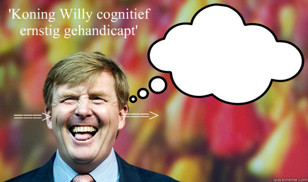 ===> 'Koning Willy cognitief ernstig gehandicapt' ===>  Wat denkt WimLex