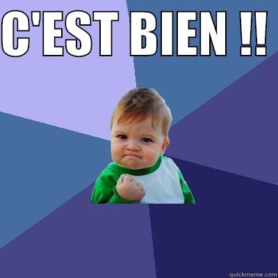 C'EST BIEN !!   Success Kid