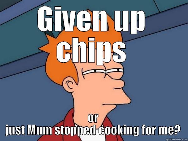Poolez cold turkey - GIVEN UP CHIPS OR JUST MUM STOPPED COOKING FOR ME? Futurama Fry