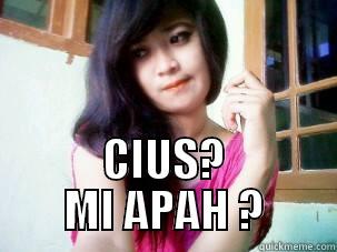  CIUS? MI APAH ? Misc