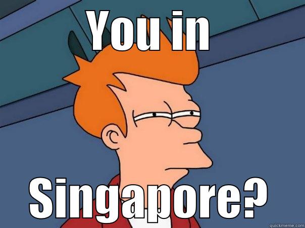 YOU IN SINGAPORE? Futurama Fry