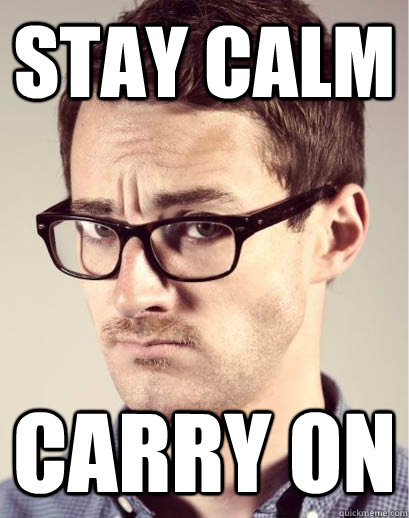 STAY CALM CARRY ON - STAY CALM CARRY ON  Junior Art Director