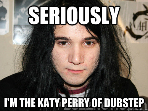 seriously I'm The Katy Perry of Dubstep - seriously I'm The Katy Perry of Dubstep  sonny moore skrillex faggot