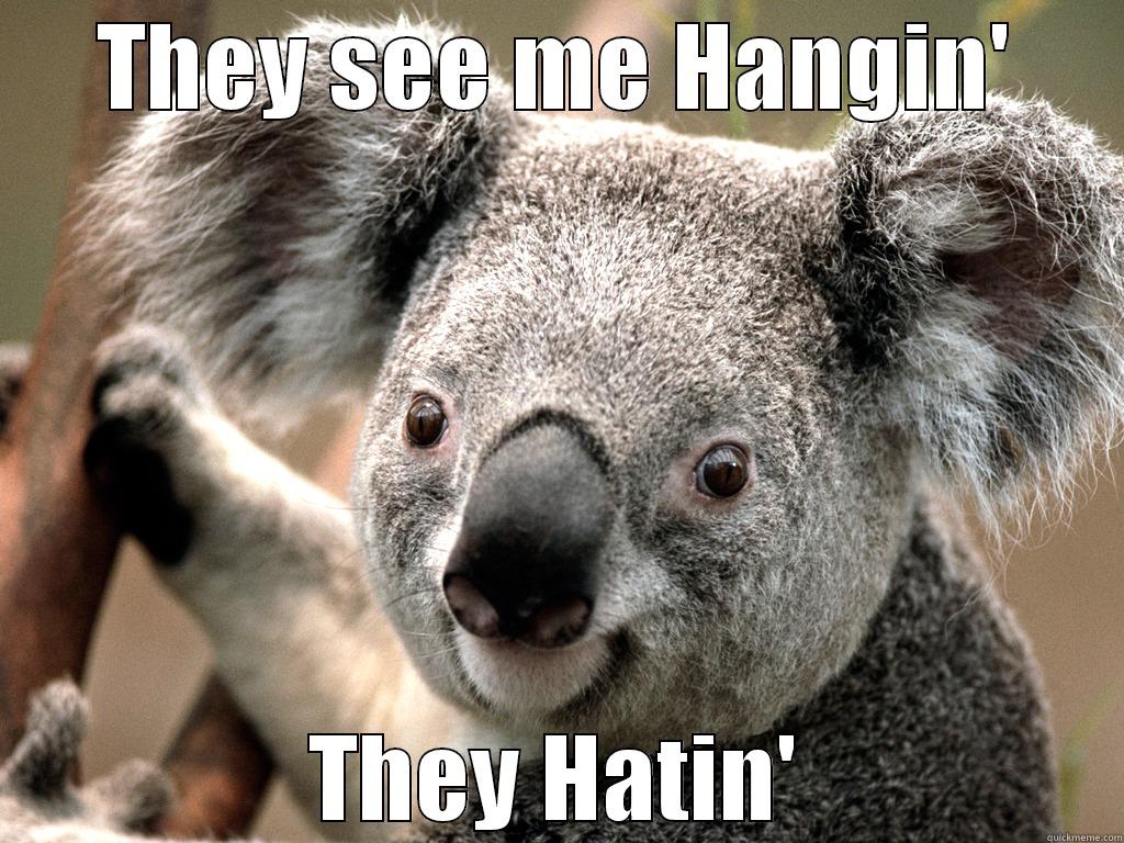 THEY SEE ME HANGIN' THEY HATIN' Misc