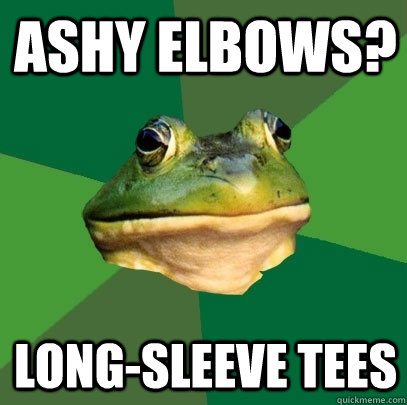 Ashy elbows? long-sleeve tees - Ashy elbows? long-sleeve tees  Foul Bachelor Frog