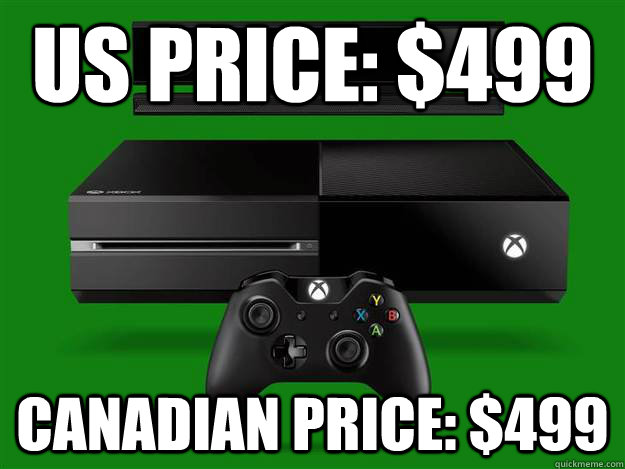 US Price: $499 Canadian Price: $499  Scumbag Xbox One