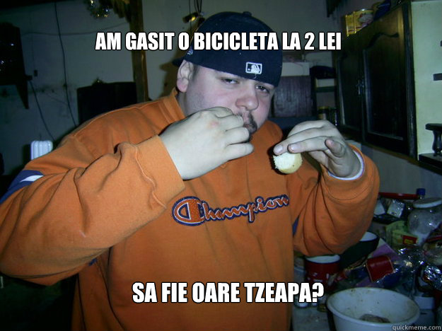 Am gasit o bicicleta la 2 lei sa fie oare tzeapa? - Am gasit o bicicleta la 2 lei sa fie oare tzeapa?  boka taty